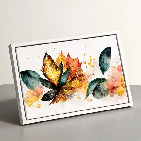 Framed_Canvas_Flower_Painting