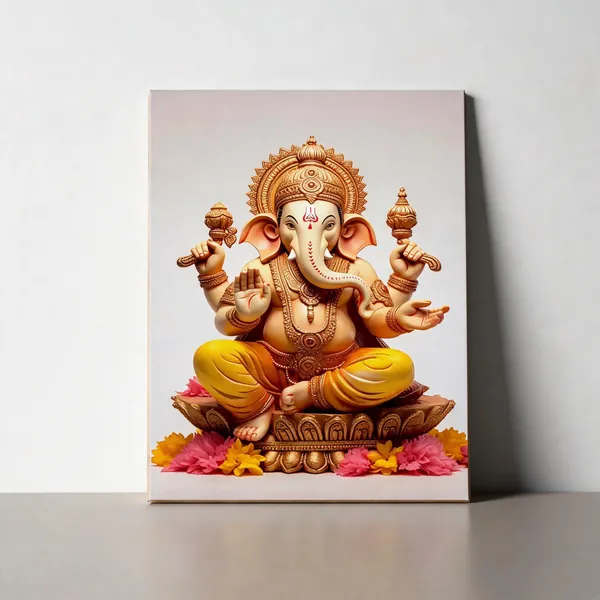 Ganesha_Canvas_Wall_Painting