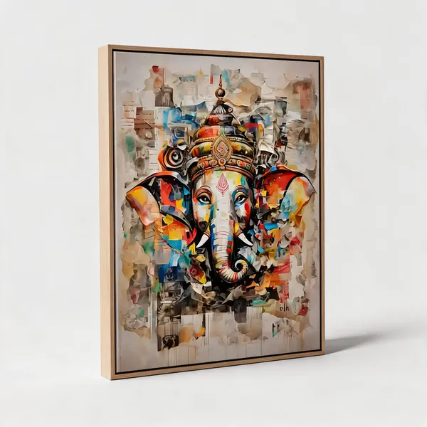 Ganesha_Canvas_Wall_Painting