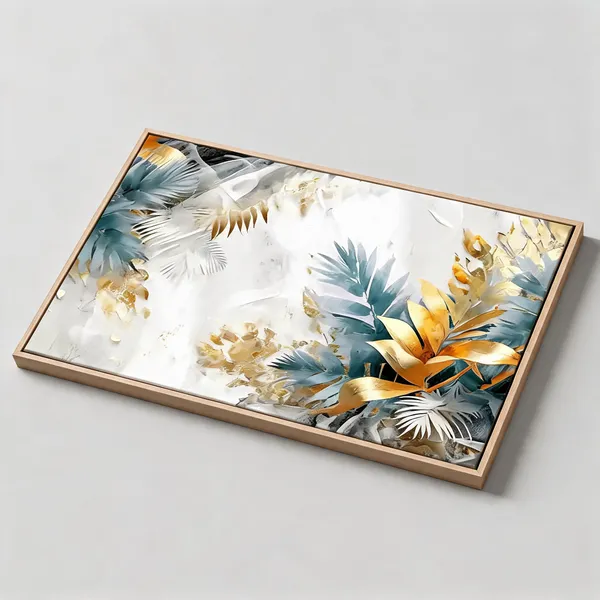 Framed_Canvas_Flower_Painting