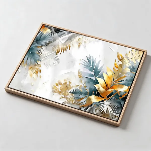 Framed_Canvas_Flower_Painting