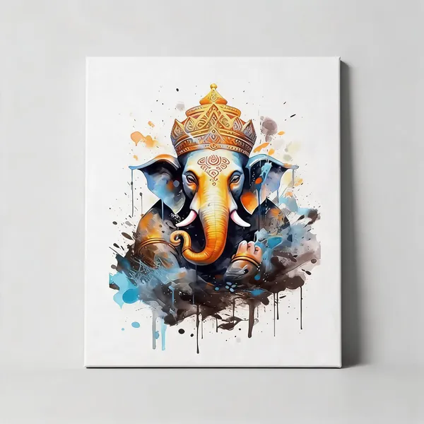 Ganesha_Canvas_Wall_Painting