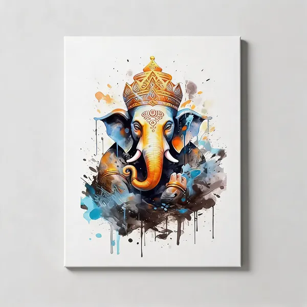 Ganesha_Canvas_Wall_Painting