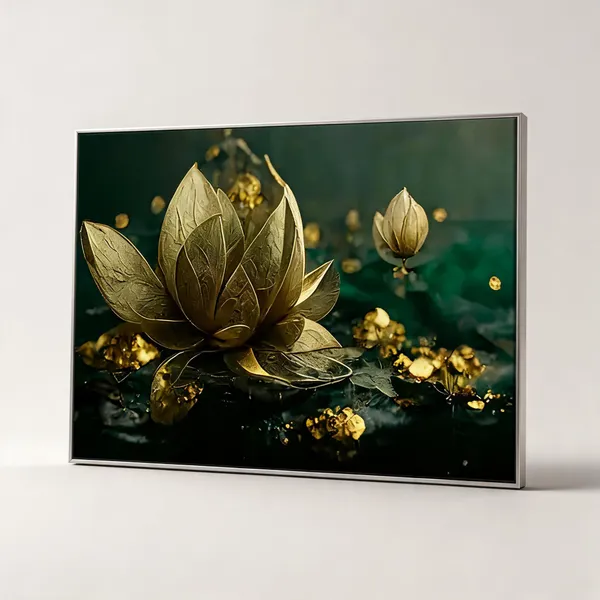 Framed_Canvas_Flower_Painting
