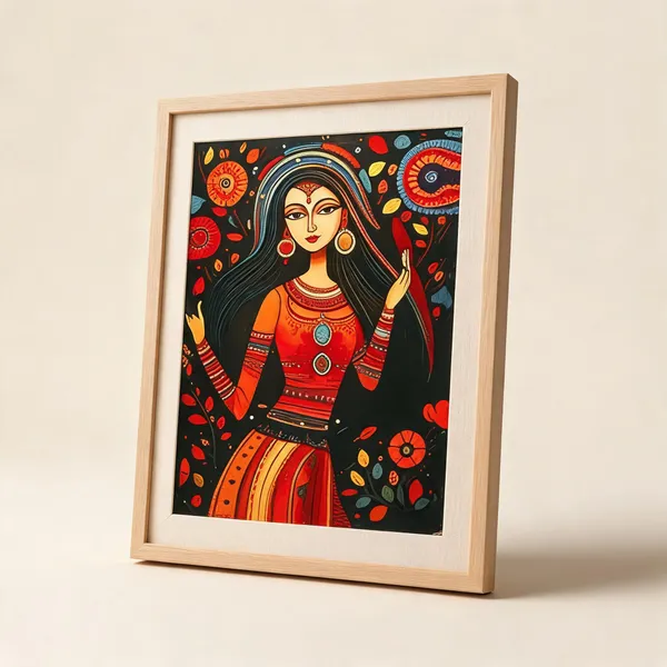 Madhubani_Framed_Wall_Painting