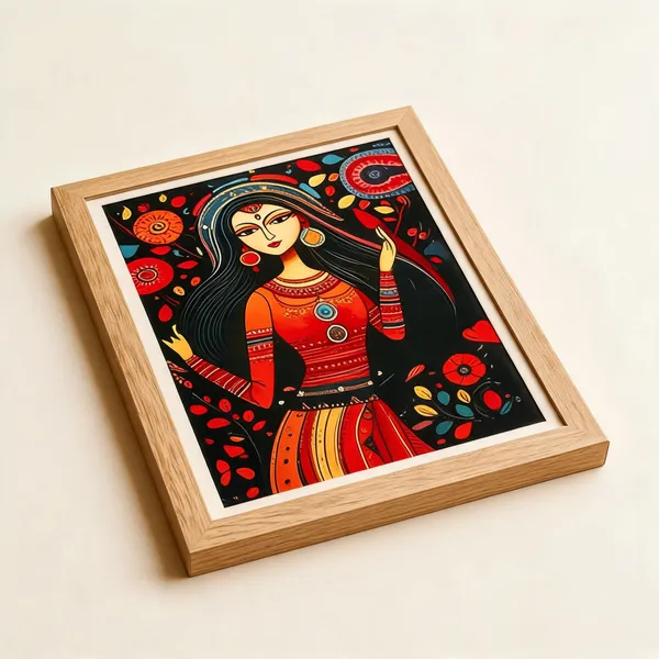 Madhubani_Framed_Wall_Painting