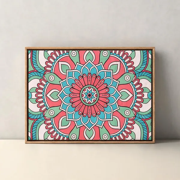 Mandala_Canvas_Painting_With_Frame
