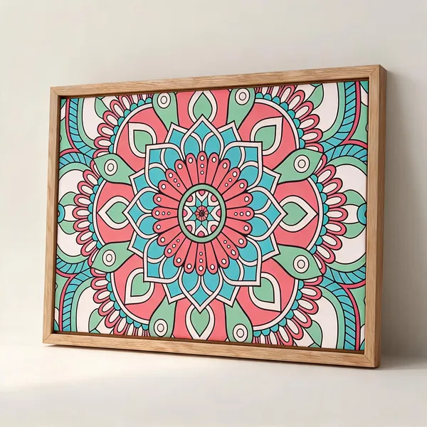 Mandala_Canvas_Painting_With_Frame