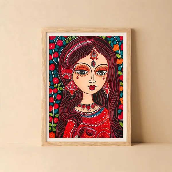 Madhubani_Framed_Wall_Painting