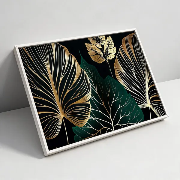 Framed_Canvas_Flower_Painting