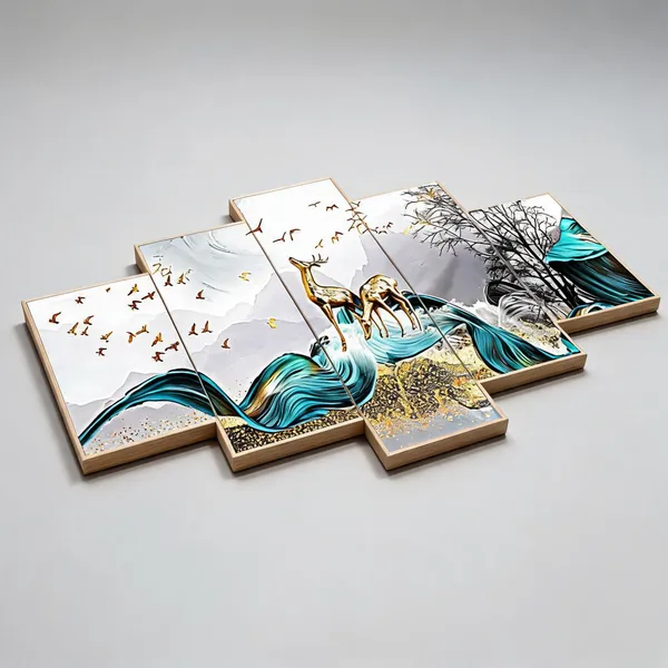 Mdf_Framed_3d_Wall_Painting