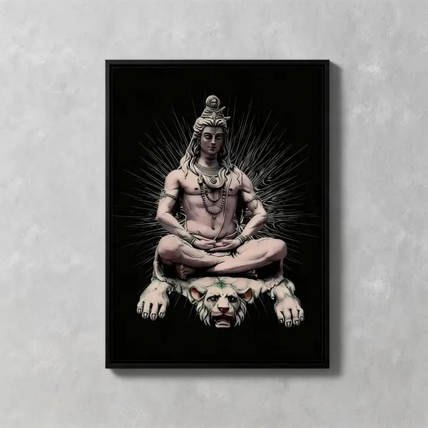 Shiva_Canvas_Wall_Painting