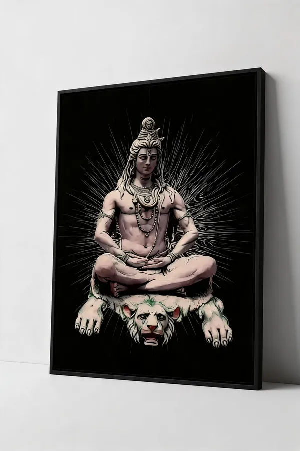 Shiva_Canvas_Wall_Painting