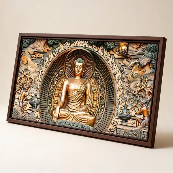 Mdf_Framed_3d_Wall_Painting
