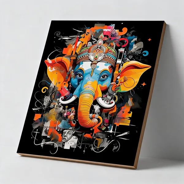 Ganesha_Canvas_Wall_Painting