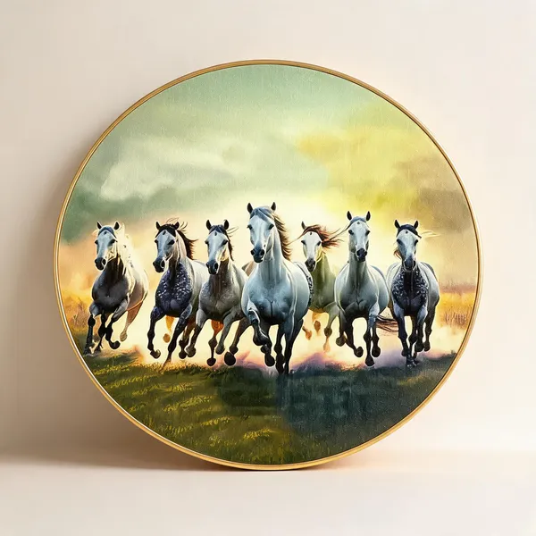 Seven_Horses_Vastu_Wall_Painting