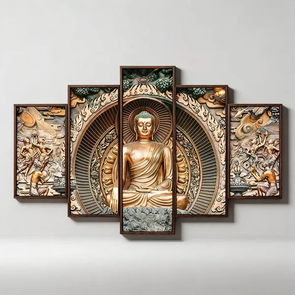 Mdf_Framed_3d_Wall_Painting