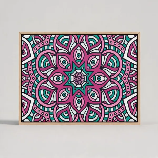 Mandala_Canvas_Painting_With_Frame