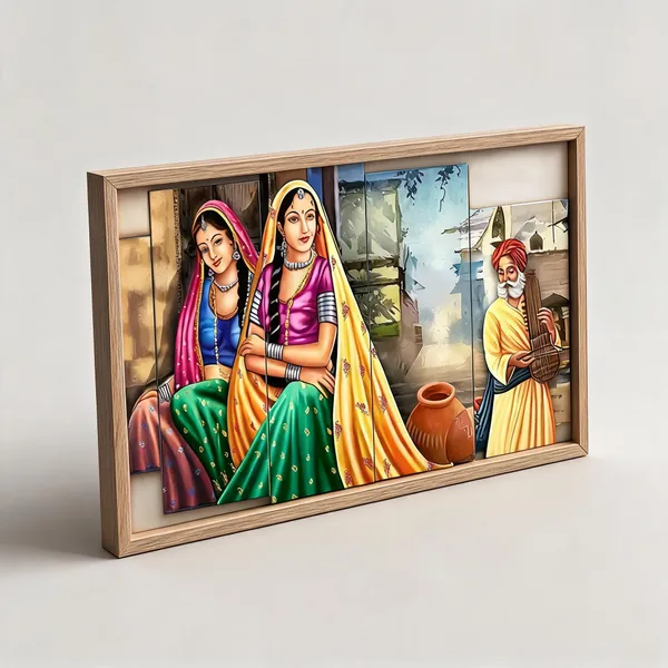 Mdf_Framed_3d_Wall_Painting