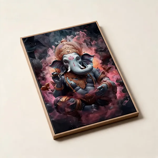 Ganesha_Canvas_Wall_Painting