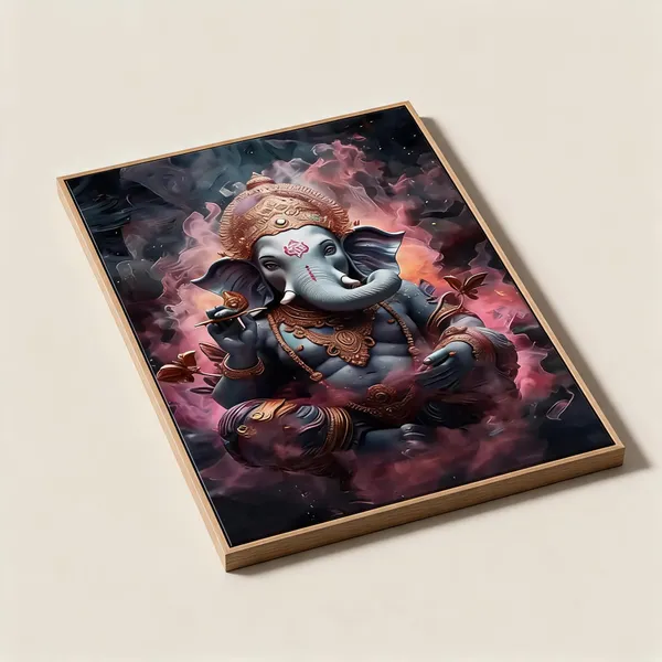 Ganesha_Canvas_Wall_Painting