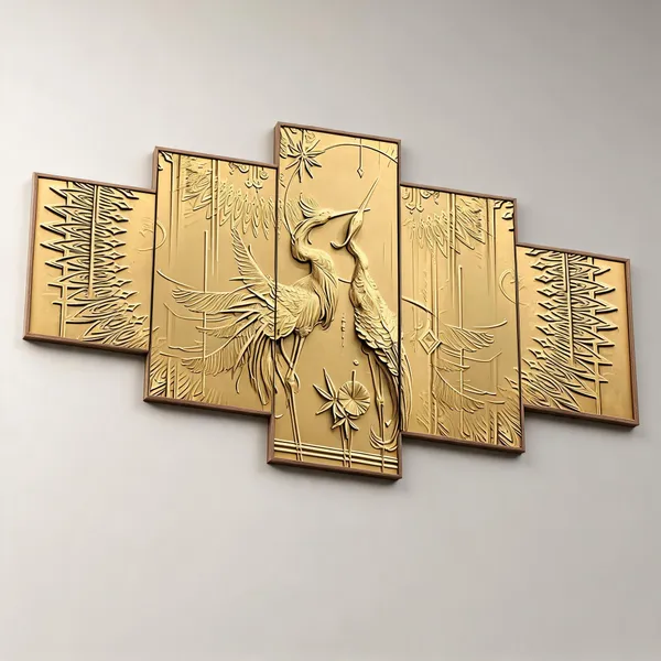 Mdf_Framed_3d_Wall_Painting