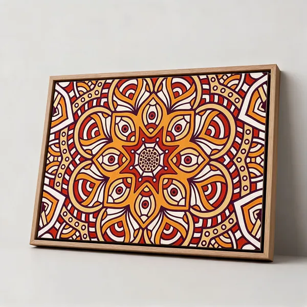 Mandala_Canvas_Painting_With_Frame