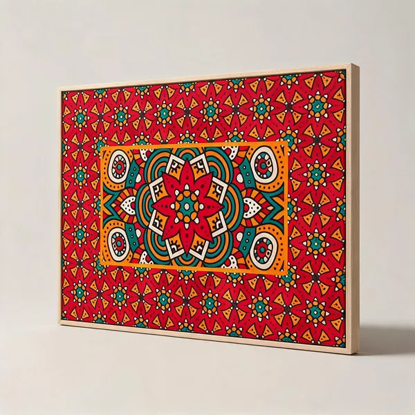Mandala_Canvas_Painting_With_Frame
