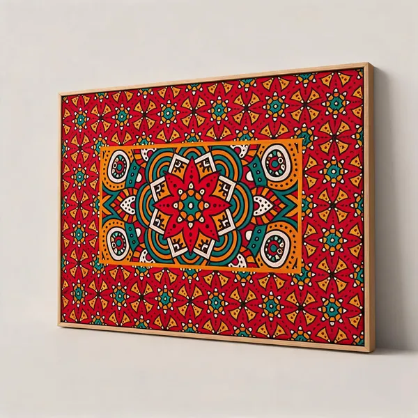 Mandala_Canvas_Painting_With_Frame