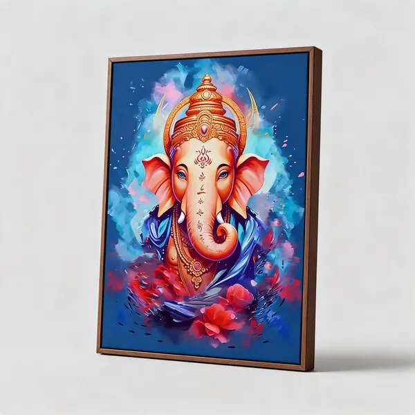 Ganesha_Canvas_Wall_Painting