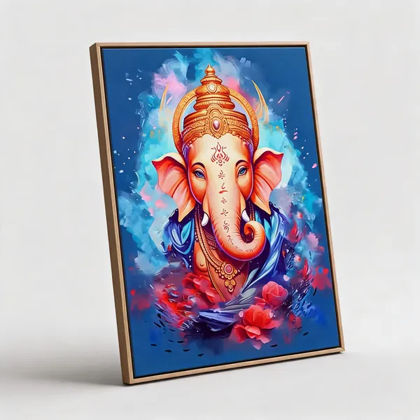 Ganesha_Canvas_Wall_Painting