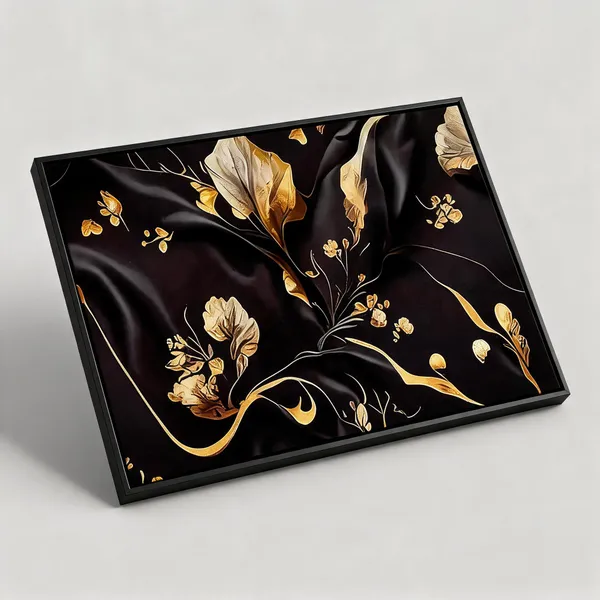 Framed_Canvas_Flower_Painting