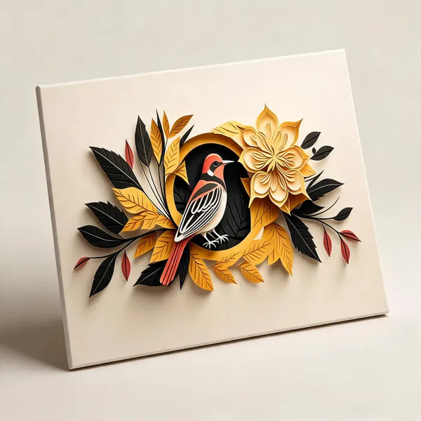 Framed_Canvas_Flower_Painting