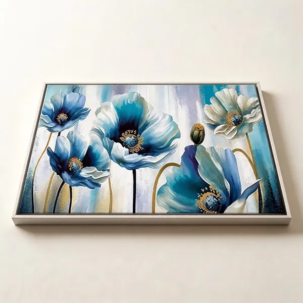 Framed_Canvas_Flower_Painting