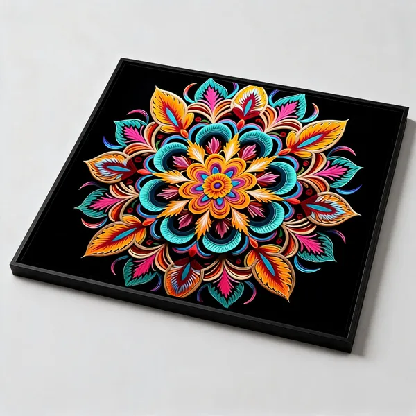 Mandala_Canvas_Painting_With_Frame