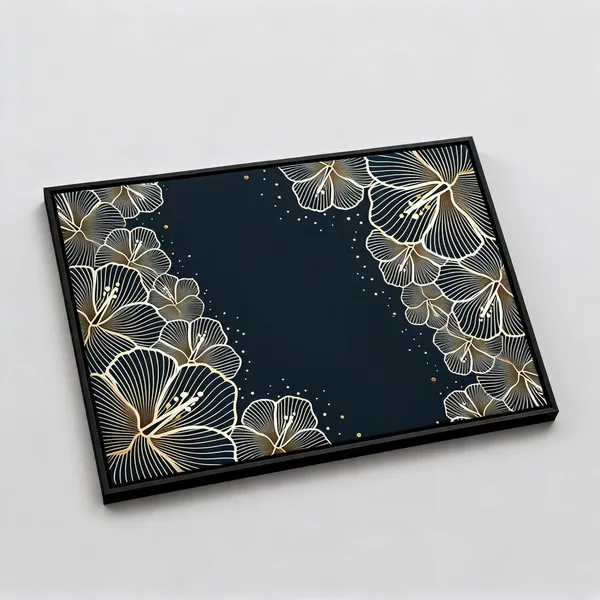 Framed_Canvas_Flower_Painting