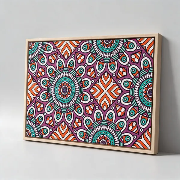 Mandala_Canvas_Painting_With_Frame