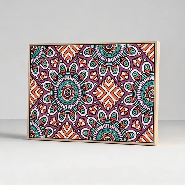 Mandala_Canvas_Painting_With_Frame