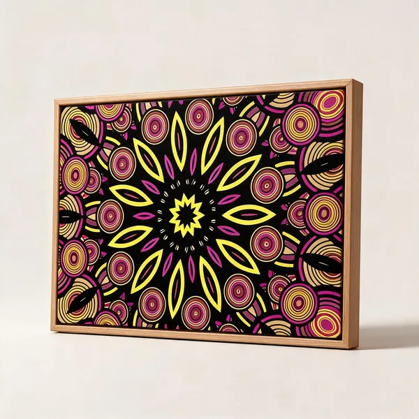 Mandala_Canvas_Painting_With_Frame