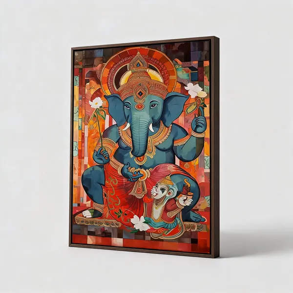 Ganesha_Canvas_Wall_Painting
