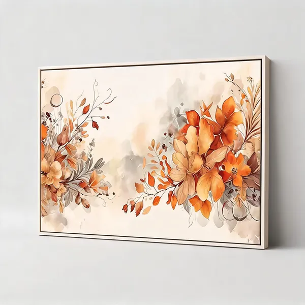 Framed_Canvas_Flower_Painting
