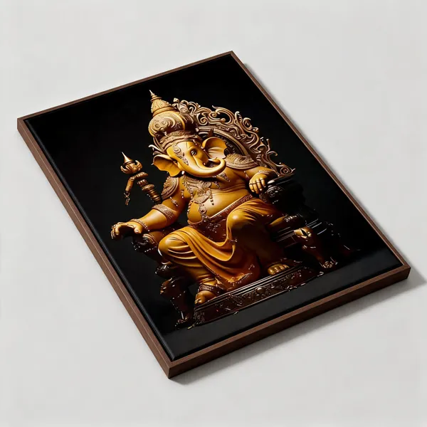 Ganesha_Canvas_Wall_Painting