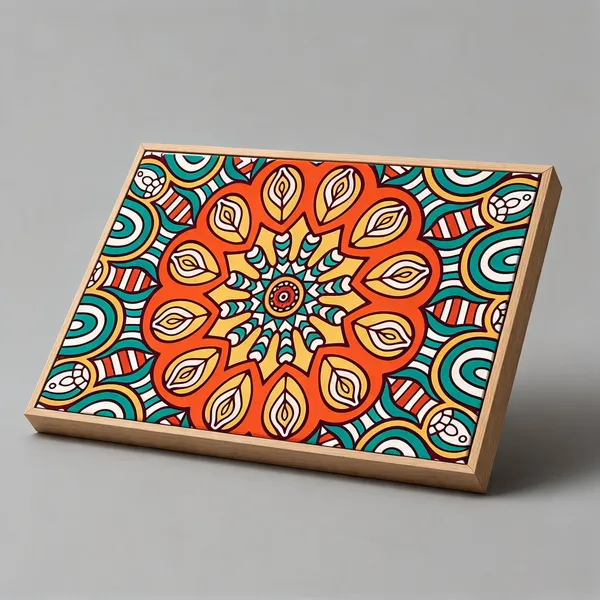 Mandala_Canvas_Painting_With_Frame