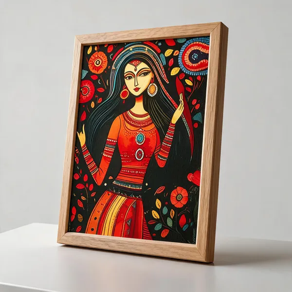 Madhubani_Framed_Wall_Painting