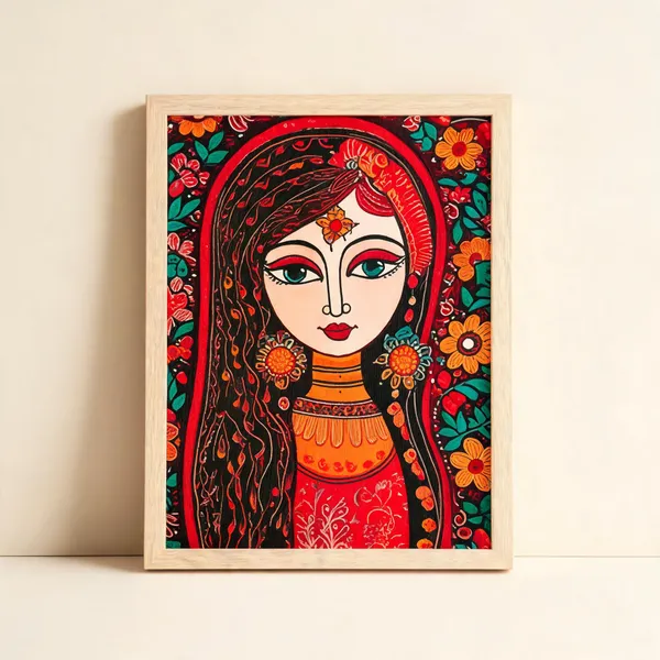 Madhubani_Framed_Wall_Painting