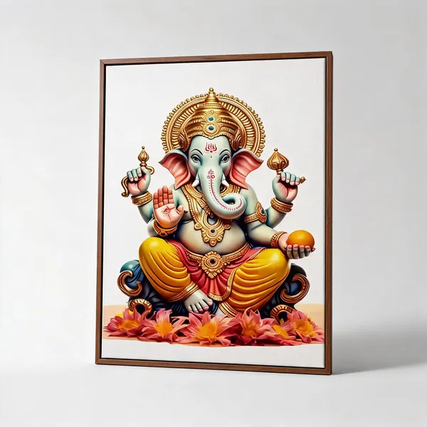 Ganesha_Canvas_Wall_Painting