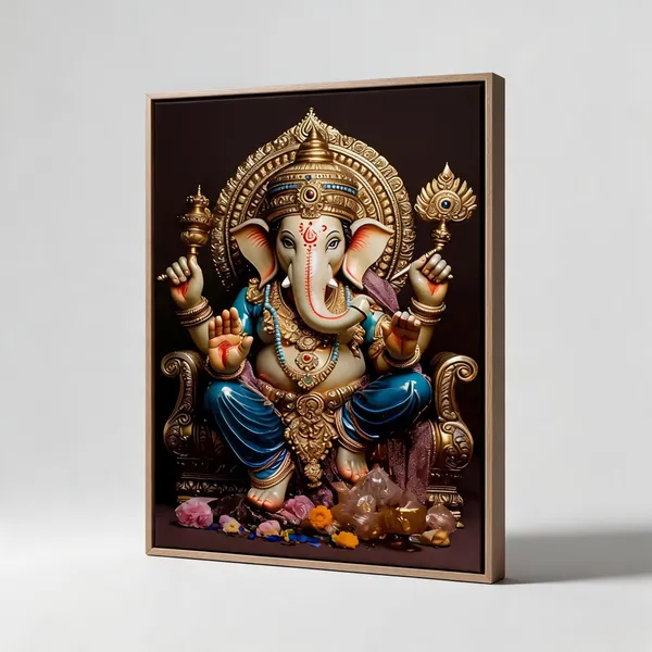 Ganesha_Canvas_Wall_Painting