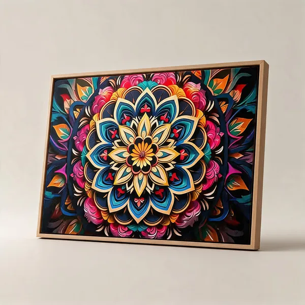 Mandala_Canvas_Painting_With_Frame