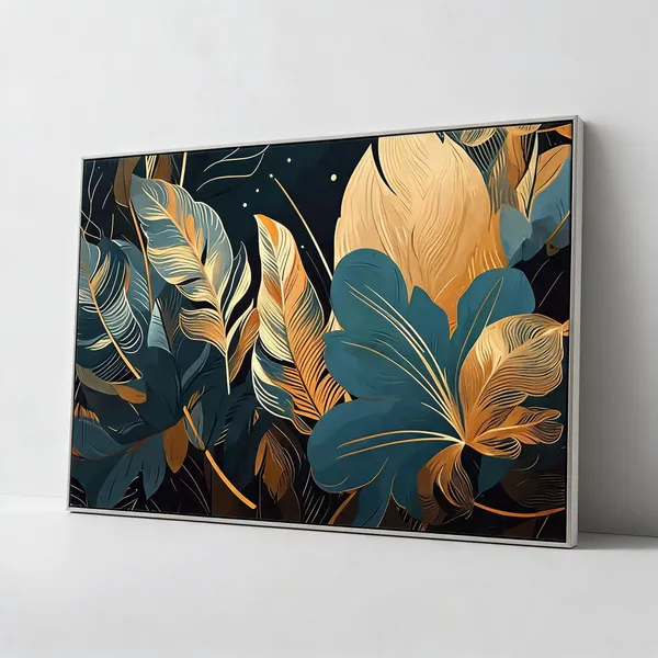 Framed_Canvas_Flower_Painting