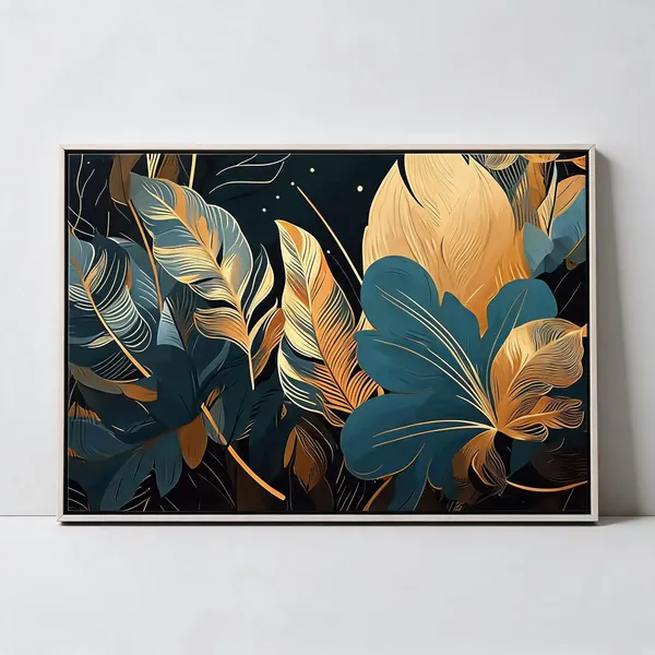 Framed_Canvas_Flower_Painting